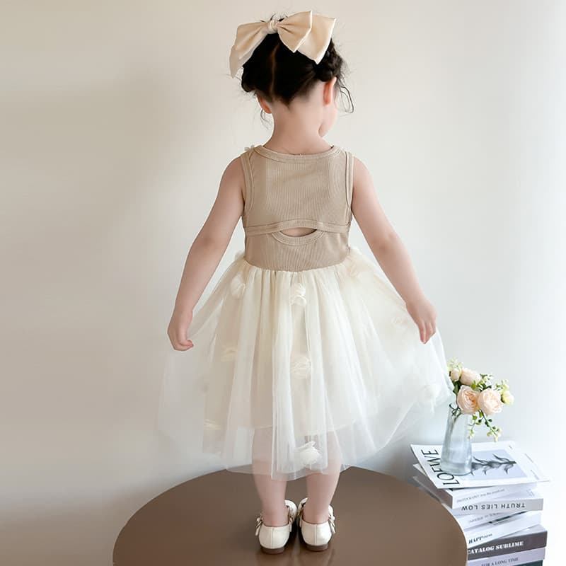 ベビードレス 73~90cm チュール 2歳 誕生日 バースデーベビードレス 結婚式 リングガール バースデー 記念撮影