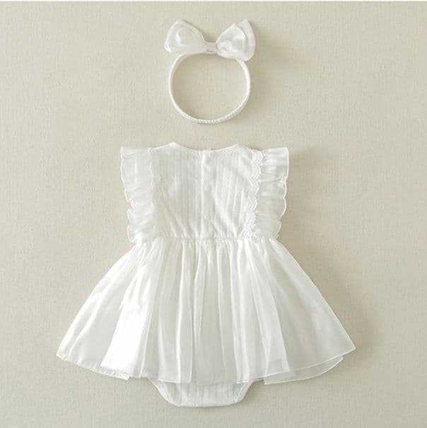ベビードレス 新生児~90cm バースデー 1歳誕生日 ベビードレスセット バースデーフォト
