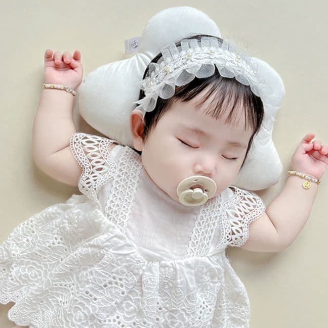 ベビードレス 66~90cm 夏 レース襟 バースデー ベビードレス ハーフバースデー お宮参り