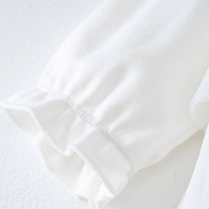 ベビードレス 新生児~80cm 程よいボリュームフリル 退院用 ベビードレス 退院用 お宮参り