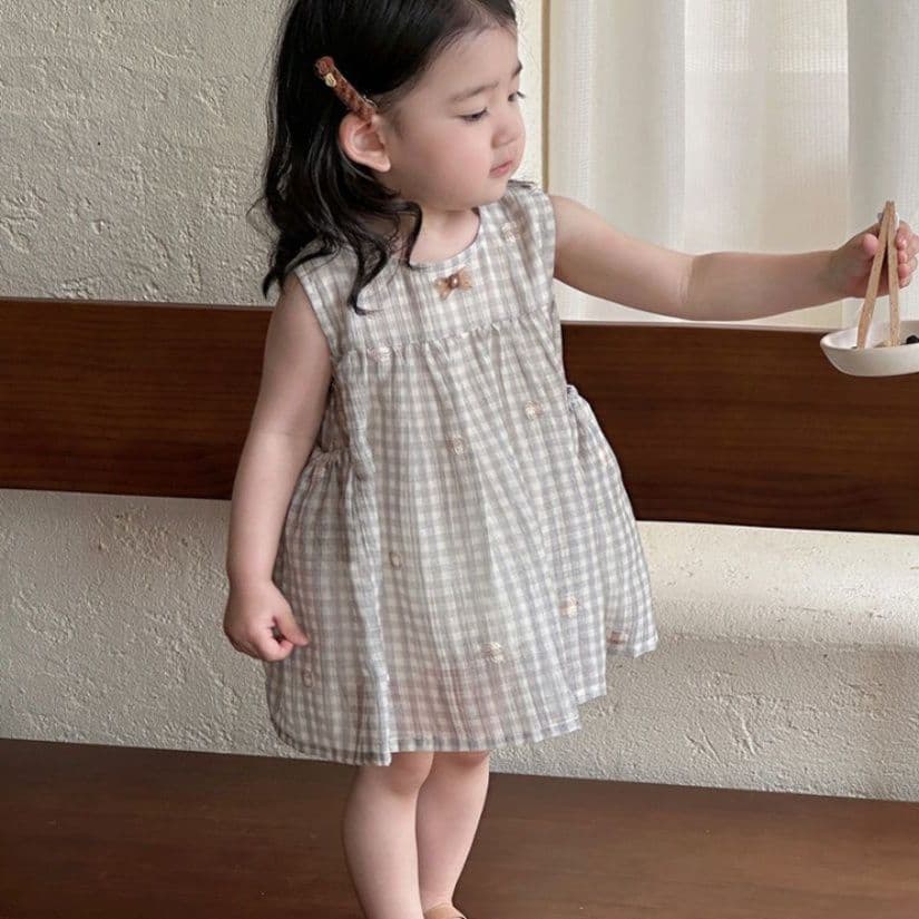 ベビードレス 70~100cm 夏 誕生日 ノースリーブ ワンピース バースデー ベビードレス バースデー