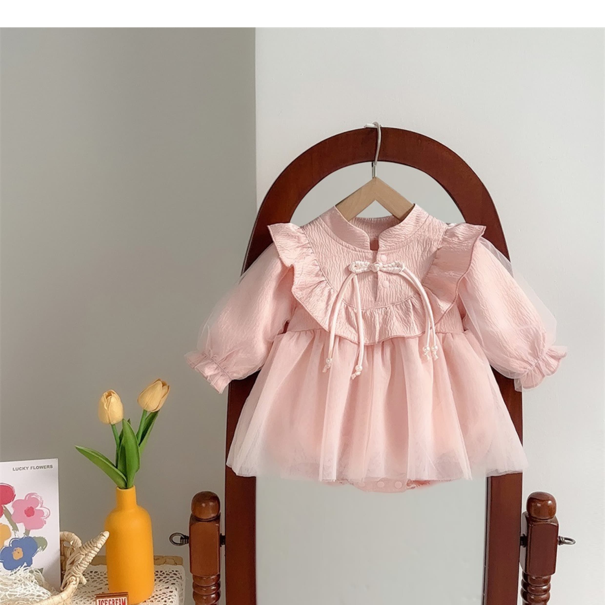 ベビードレス 66~90cm 和のやさしさ ロンパース型 お食い初め ベビードレス 記念撮影