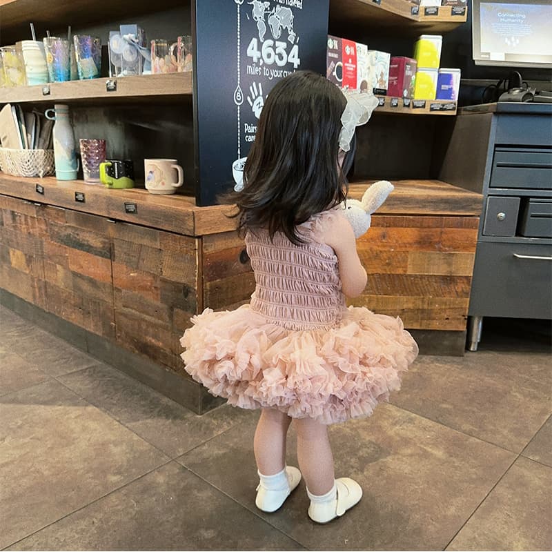 ベビードレス フリル 特別感 バースデー ベビードレス バースデーパーティー 春秋冬