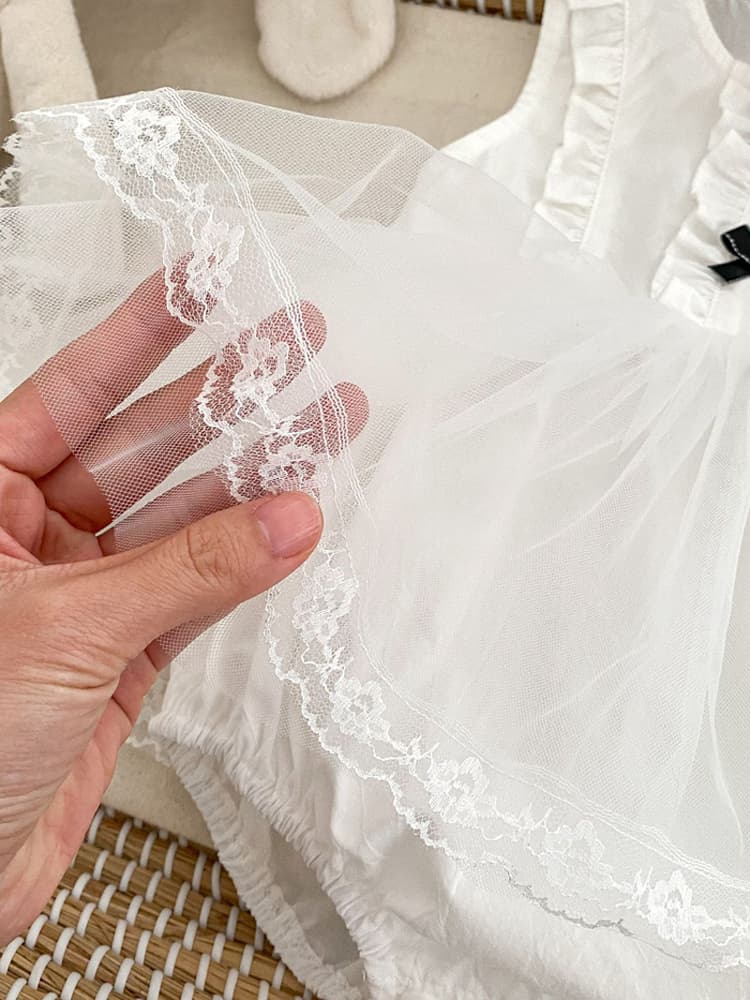 ベビードレス 66~90cm リボン アクセント 上品 華やか バースデー ベビードレス お宮参り バースデー