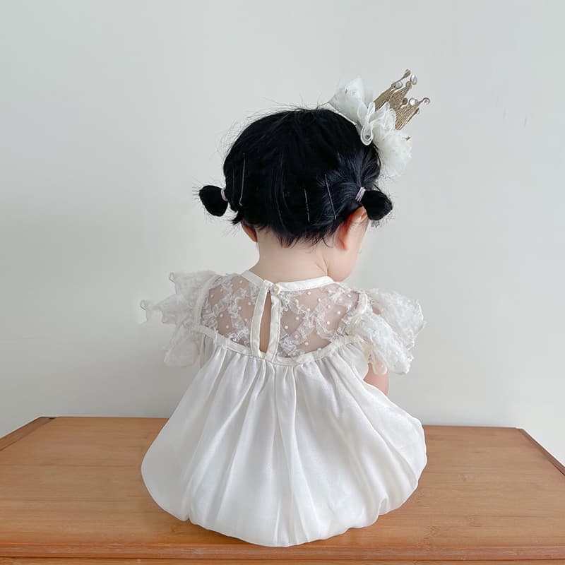 ベビードレス 66~90cm とんがり帽子付き 可愛い バースデー ベビードレス 女の子 1歳誕生日 スマッシュケーキ