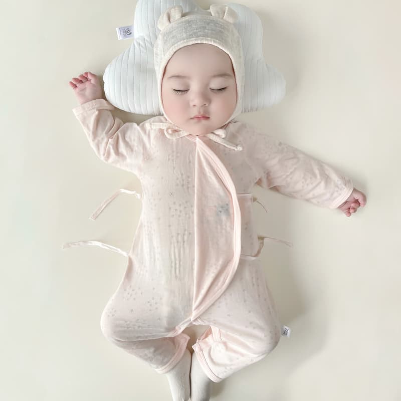 ベビードレス 新生児~90cm ふんわり肌触りが魅力の退院用ベビードレス 退院用