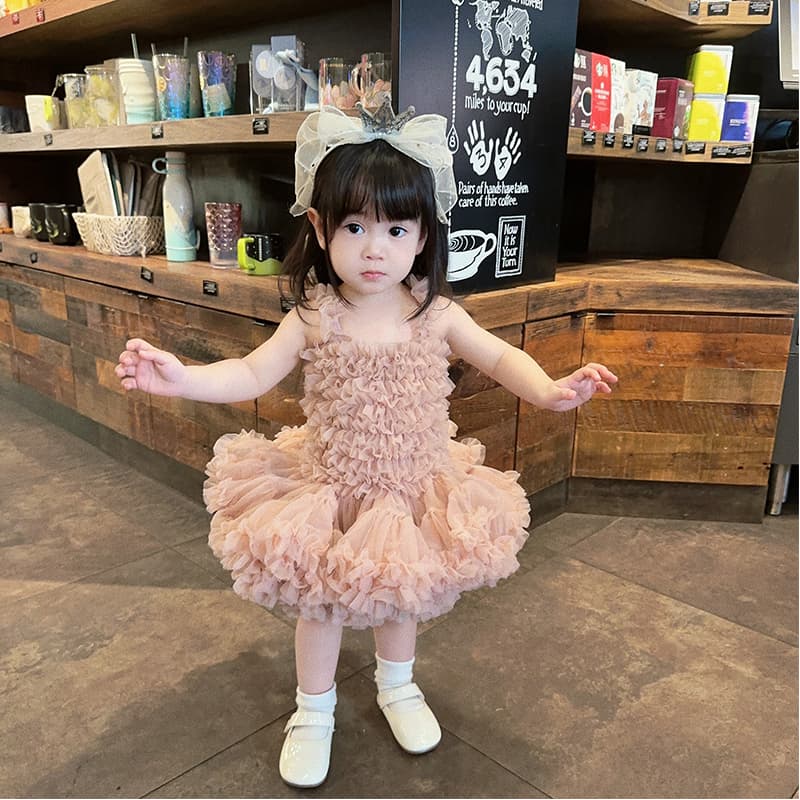ベビードレス フリル 特別感 バースデー ベビードレス バースデーパーティー 春秋冬