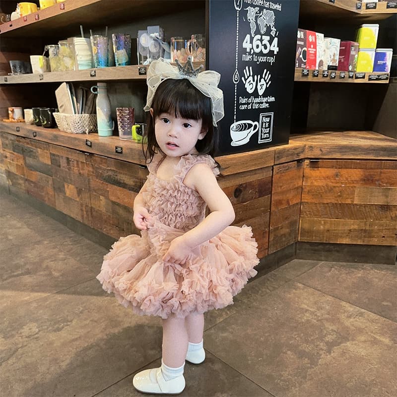 ベビードレス フリル 特別感 バースデー ベビードレス バースデーパーティー 春秋冬