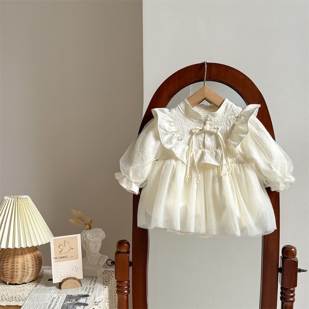 ベビードレス 66~90cm 和のやさしさ ロンパース型 お食い初め ベビードレス 記念撮影