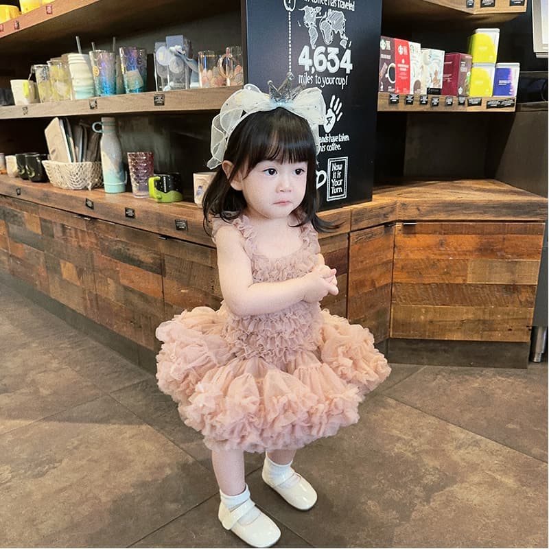 ベビードレス フリル 特別感 バースデー ベビードレス バースデーパーティー 春秋冬
