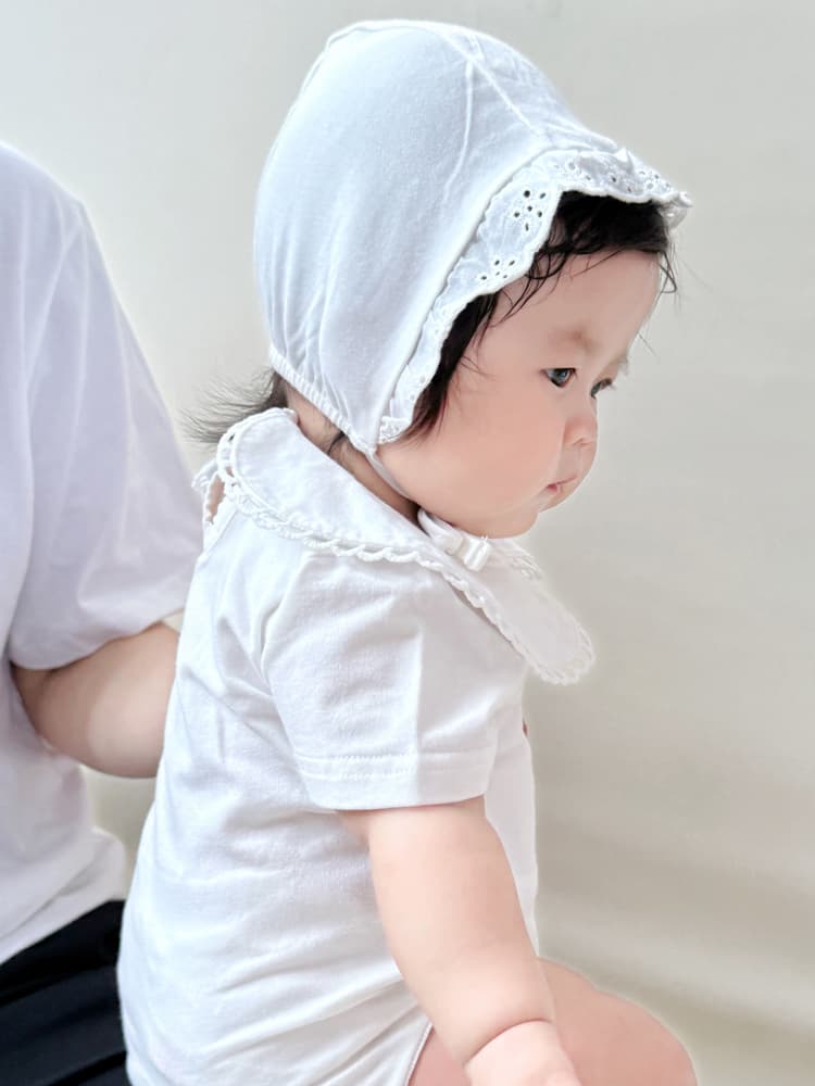 ベビードレス 新生児~70cm レース襟が愛らしい、退院用ベビードレスセット 半袖 長袖
