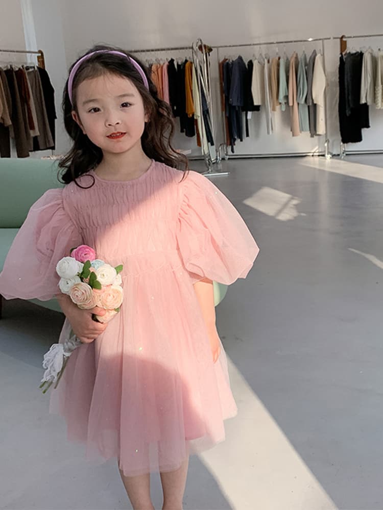 ベビードレス 90~110cm 結婚式の子供たちの中でナンバーワンの可愛さ プリンセスベビードレス